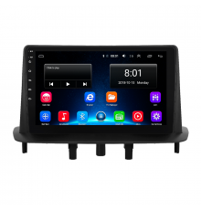 Штатная магнитола Lesko для Renault Fluence I 2009-2013 экран 9" 4/32Gb 4G Wi-Fi GPS Top