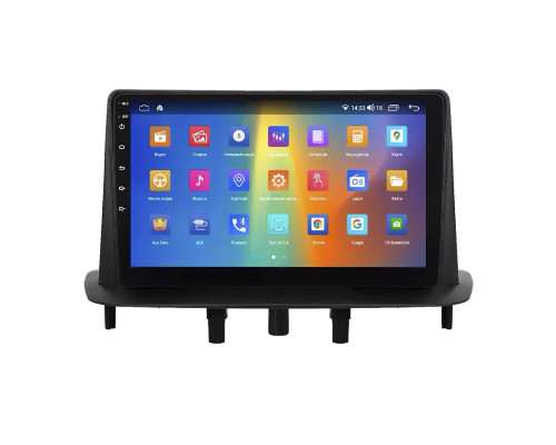 Штатная магнитола Lesko для Renault Fluence I Рестайлинг 2012-2017 экран 9" 2/32Gb CarPlay 4G Wi-Fi GPS Prime