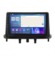 Штатная магнитола Lesko для Renault Megane III 2008-2014 экран 9" 2/32Gb CarPlay 4G Wi-Fi GPS Prime