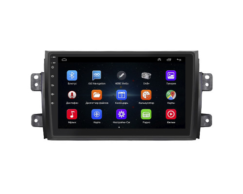 Штатная магнитола Lesko для Suzuki SX4 I (Classic) 2006-2009 экран 9" 1/16Gb Wi-Fi GPS Base