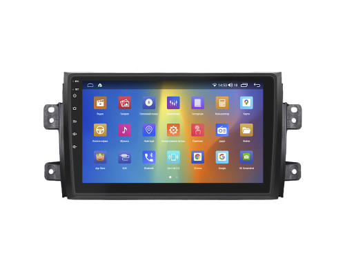 Штатная магнитола Lesko для Suzuki SX4 I (2006-2009) с 9-дюймовым экраном и CarPlay