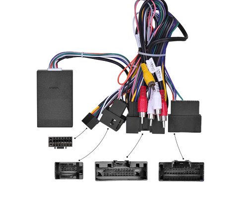 Адаптер штатного усилителя FEELDO Ford Focus 2011-2019 Mondeo 2011-2019 Escape 2012-2019 EcoSport 2014+ CAN-BUS (6567)