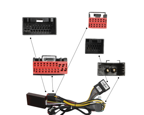 Адаптер штатного усилителя FEELDO Land Rover Range Rover Sport 2005-2009 Discovery 2004-2009 CAN-BUS (4814)