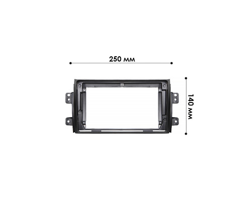 Рамка переходная для Suzuki SX4 2007-2013 Fiat Sedici 2006-2014 (3890) 9"