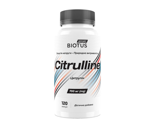 Цитрулін, Citrulline, Biotus, 120 капсул