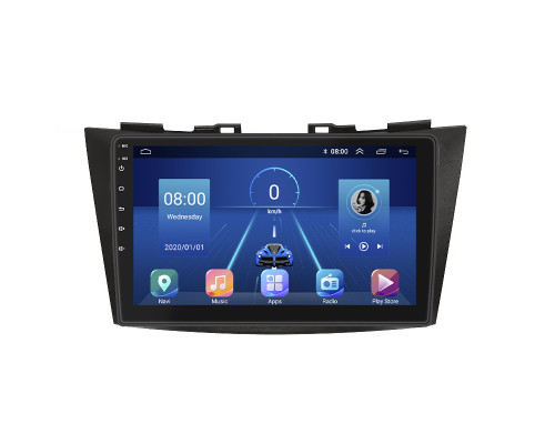 Штатная магнитола Lesko для Suzuki Swift IV Рестайлинг 2013-2017 экран 9" 4/32Gb 4G Wi-Fi GPS Top