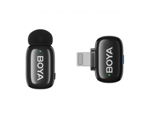 Мікрофон петличний бездротовий BOYA mini-16 (Lightning) black