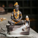 Подставка для благовоний JC20230617000001 Статуя Будды Шивы с обратным потоком жидкого дыма держатель для ароматических палочек и конусов