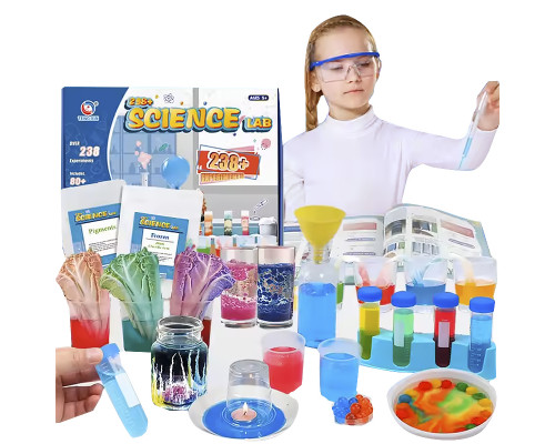 Научный игровой набор Science Lab TXX-028 научная лаборатория STEM 238 химических экспериментов детский