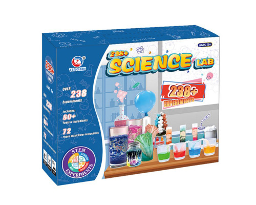 Научный игровой набор Science Lab TXX-028 научная лаборатория STEM 238 химических экспериментов детский