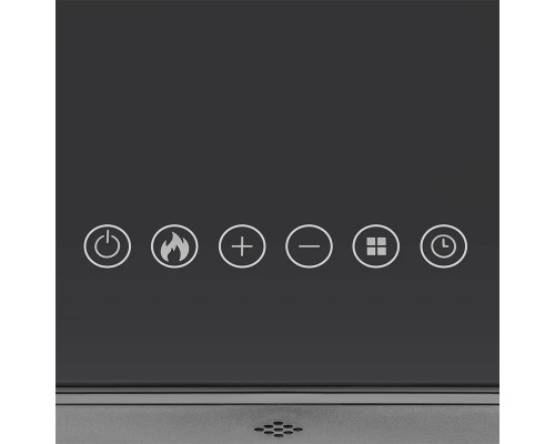 Тепловентилятор керамический Flame YND-BL-02 с пультом имитация камина обогреватель электрический