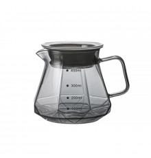 Сервер Choxila 11730 графин для приготовления кофе заварник для пуровера стеклянный 400 мл