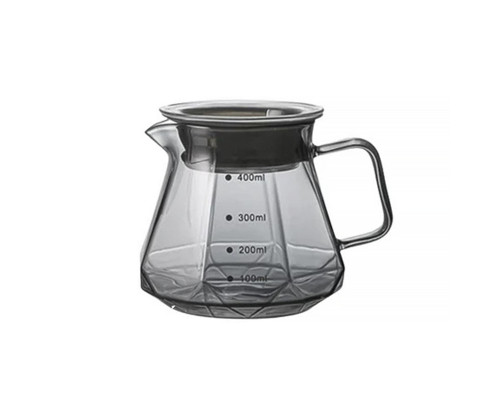 Сервер Choxila 11730 графин для приготовления кофе заварник для пуровера стеклянный 400 мл