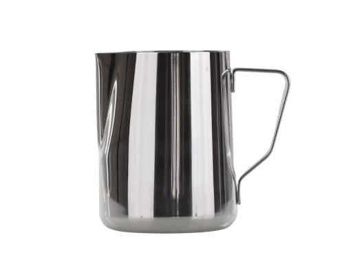 Питчер молочник для кофе Ecocoffeetools LH13 из нержавеющей стали для взбивания молока с длинным носиком 1000 мл