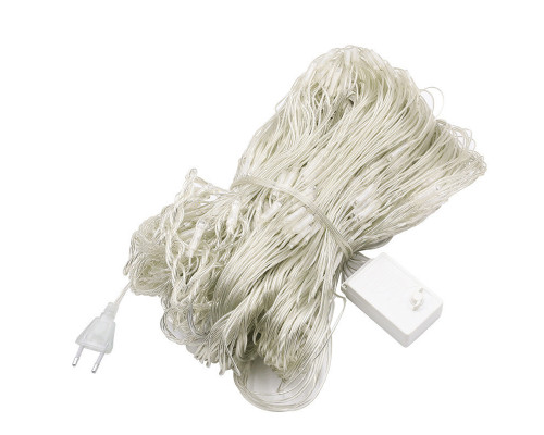 Гирлянда сетка cветодиодная 382902 холодный свет от сети 220V для дома и улицы 2*2 м 144 led