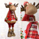 Новогодняя фигурка под елку YF201897A  новогодний олень 68 см рождественская мягкая игрушка Red
