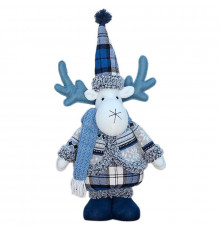 Новогодняя фигурка под елку YH239932 новогодний олень 46 см рождественская мягкая игрушка Blue
