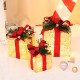 Новогодний декор с подсветкой T1230573 набор 3 шт Новогодние подарки Gold