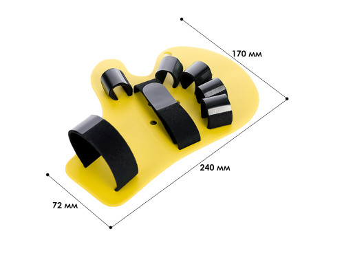 Бандаж фиксатор после инсульта для руки BS-23 тренажер выпрямитель пальцев кисти против спастичности Правая + Левая