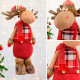 Новогодняя фигурка под елку YF201898A  новогодний олень 42 см рождественская мягкая игрушка Red