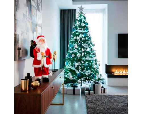 Новогодняя фигурка под елку YJ28003 Санта Клаус 30 см рождественская мягкая игрушка Red