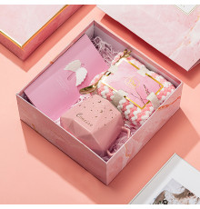 Сувенирный подарочный набор CC1 чашка+полотенце+ложка+открытка