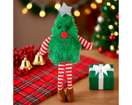 Рождественская игрушка Елочка A16  новогодний декор Green