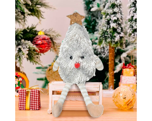 Рождественская игрушка Елочка A16  новогодний декор White