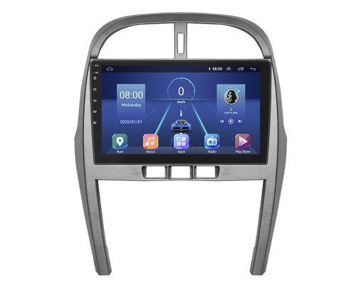 Штатная магнитола Lesko для Chery Tiggo 3 I 2014-2020 экран 10" 2/32Gb Wi-Fi GPS Base