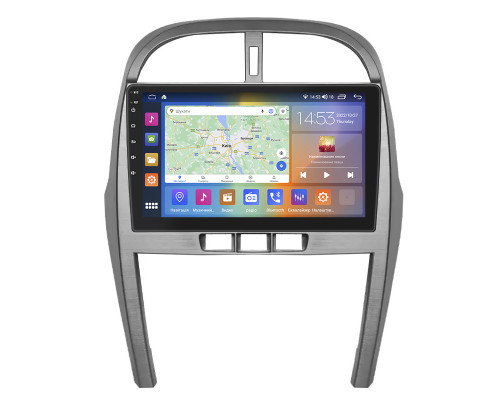 Штатная магнитола Lesko для Chery Tiggo 3 I 2014-2020 экран 10" 4/64Gb CarPlay 4G Wi-Fi GPS Prime