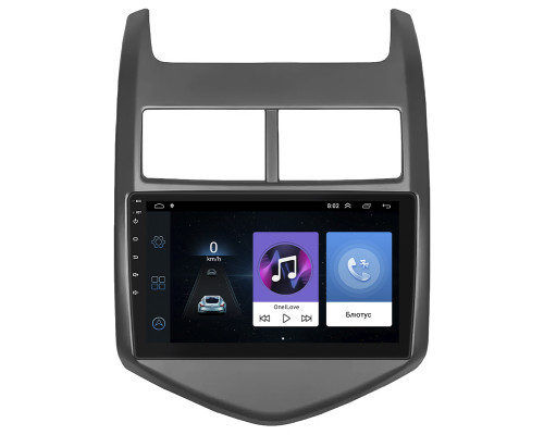 Штатная магнитола Lesko для Chevrolet Aveo II 2011-2020 с 9-дюймовым экраном, Wi-Fi и GPS