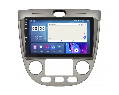 Штатная магнитола Lesko для Chevrolet Nubira Auto AC 2003-2010 экран 9" 2/32Gb CarPlay 4G Wi-Fi GPS Prime