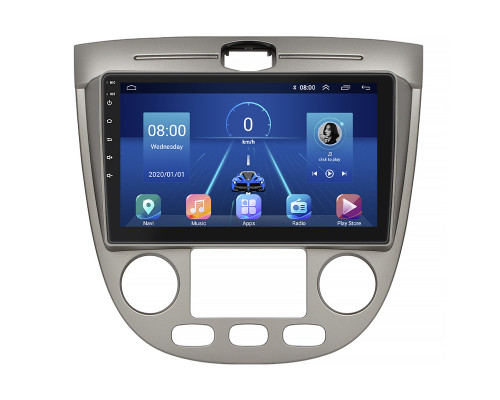 Штатная магнитола Lesko для Chevrolet Nubira Auto AC 2003-2010 экран 9" 2/32Gb 4G Wi-Fi GPS Top