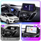 Штатная магнитола Lesko для Ford C-MAX II 2010-2015 экран 9" 2/32Gb Wi-Fi GPS Base
