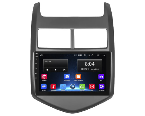 Штатная магнитола Lesko для Chevrolet Aveo II 2011-2020 экран 9" 2/32Gb Wi-Fi GPS Base