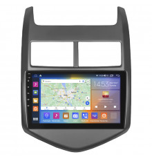Штатная магнитола Lesko для Chevrolet Aveo II 2011-2020 с экраном 9", CarPlay, 4G и GPS