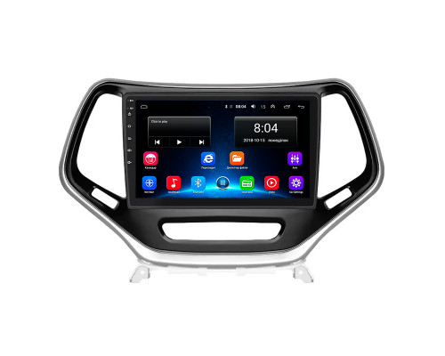 Штатная магнитола Lesko для Jeep Cherokee V (KL) 2013-2018 экран 10" 2/32Gb Wi-Fi GPS Base