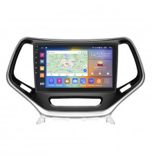 Штатная магнитола Lesko для Jeep Cherokee V (KL) 2013-2018 экран 10" 2/32Gb CarPlay 4G Wi-Fi GPS Prime