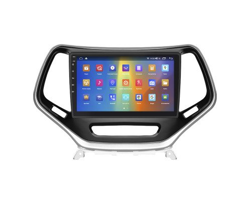 Штатная магнитола Lesko для Jeep Cherokee V (KL) 2013-2018 экран 10" 4/64Gb CarPlay 4G Wi-Fi GPS Prime