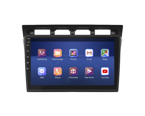 Штатная магнитола Lesko для Kia Picanto I 2004-2007 экран 9" 4/32Gb 4G Wi-Fi GPS Top