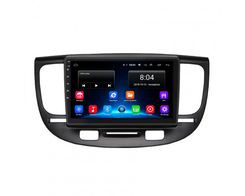 Штатная магнитола Lesko для Kia Rio II Рестайлинг 2009-2011 экран 9" 2/32Gb Wi-Fi GPS Base