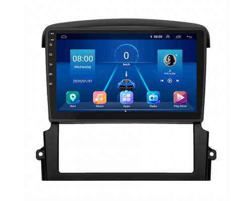 Штатная магнитола Lesko для Kia Sorento I Рестайлинг 2006-2011 экран 9" 4/32Gb 4G Wi-Fi GPS Top