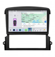 Штатная магнитола Lesko для Kia Sorento I Рестайлинг 2006-2011 экран 9" 4/64 QLED CarPlay 4G Wi-Fi GPS 360 Prime
