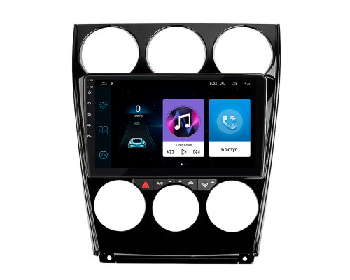 Штатная магнитола Lesko для Mazda 6 I (GG) Рестайлинг 2005-2008 экран 9" 1/16Gb Wi-Fi GPS Base