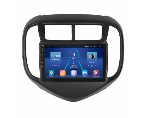 Штатная магнитола Lesko для Chevrolet Aveo III 2016-н.в. экран 9" 4/64Gb 4G Wi-Fi GPS Top