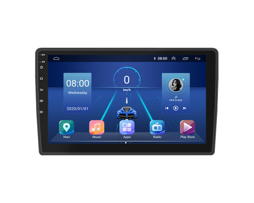 Штатная магнитола Lesko для Opel Meriva A 2003-2006 экран 9" 2/32Gb 4G Wi-Fi GPS Top