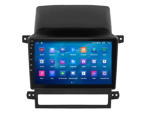 Штатная магнитола Lesko для Chevrolet Captiva I 2006-2011 экран 9" 2/32Gb CarPlay 4G Wi-Fi GPS Prime