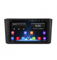 Штатная магнитола Lesko для SsangYong Rexton II 2006-2012 экран 9" 2/32Gb Wi-Fi GPS Base