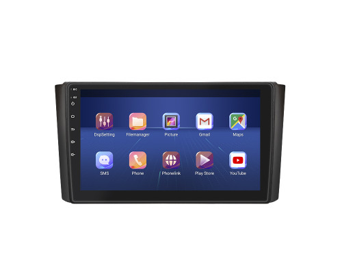 Штатная магнитола Lesko для SsangYong Rexton II 2006-2012 экран 9" 2/32Gb 4G Wi-Fi GPS Top