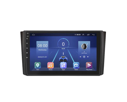 Штатная магнитола Lesko для SsangYong Rexton II 2006-2012 экран 9" 6/128Gb 4G Wi-Fi GPS Top